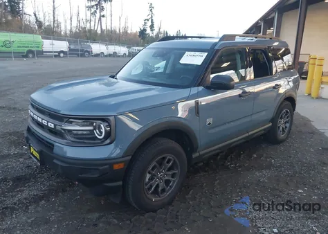 2024 Ford Bronco Sport Big Bend из США, поврежденный, VIN 3FMCR9B60RRF07594
